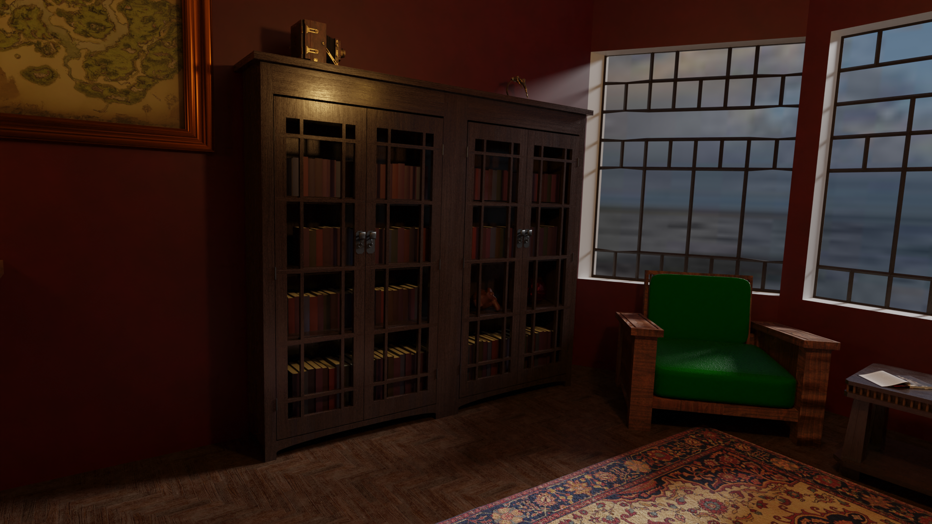 Craftsman Stlye Bookcase.